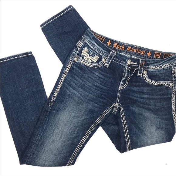 Rock Revival Denim - Rock Revival Jeans Kai Straight Size 26